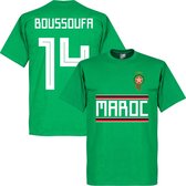 Marokko Boussoufa 14 Team  T-Shirt - Groen - S
