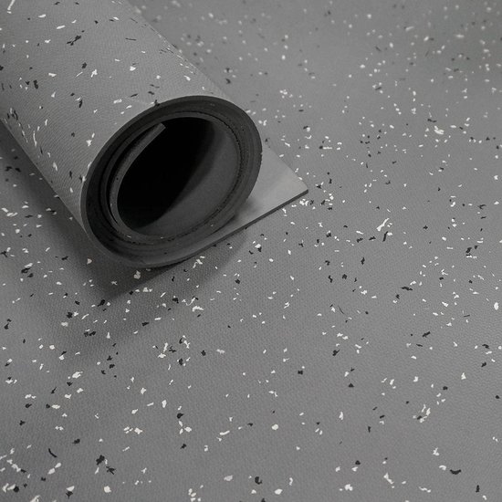 Brandvertragende rubber vloer op rol Breedte 120cm dikte 2mm Grijs - Per  strekkende meter | bol.com