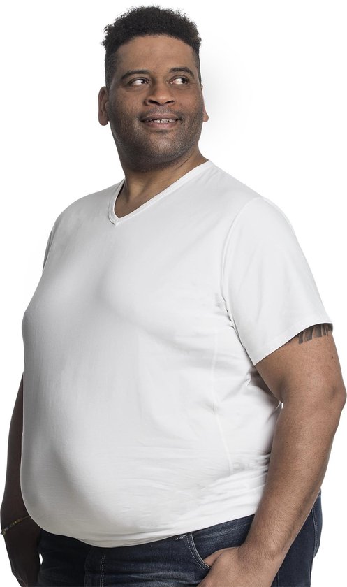 8XL 2pack T-shirt homme col en V blanc | T-shirt col V grande taille | Tour de taille 170-178 cm de tour de taille | XXXXXXXXL