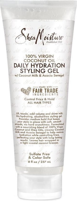 bol.com | Shea Moisture 100% Virgin Coconut Oil Daily Hydration Styling Gel