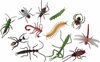 foto van 12x Plastic insecten - Nep insecten - Speelgoed dieren van kunststof