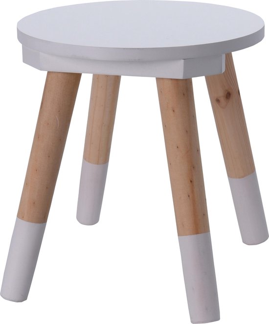 Hedendaags bol.com | kinderkrukje wit voor aan een kleine kindertafel WT-34