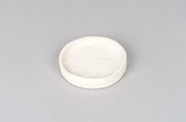 Rasteli Schaal-Kaarsenplateau Cement Wit D 14 cm H 2,5 cm  Voordeelaanbod per 2 stuks