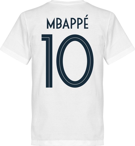 Frankrijk Mbappe 10 Team T-Shirt - Wit - L | bol.com