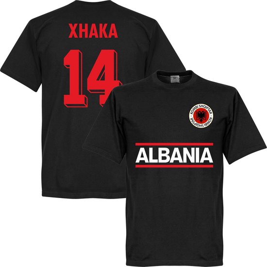 Albanië Xhaka 14 Team T-Shirt  - XXL