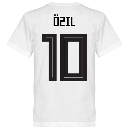 T-Shirt Allemagne Özil Team - Blanc - S