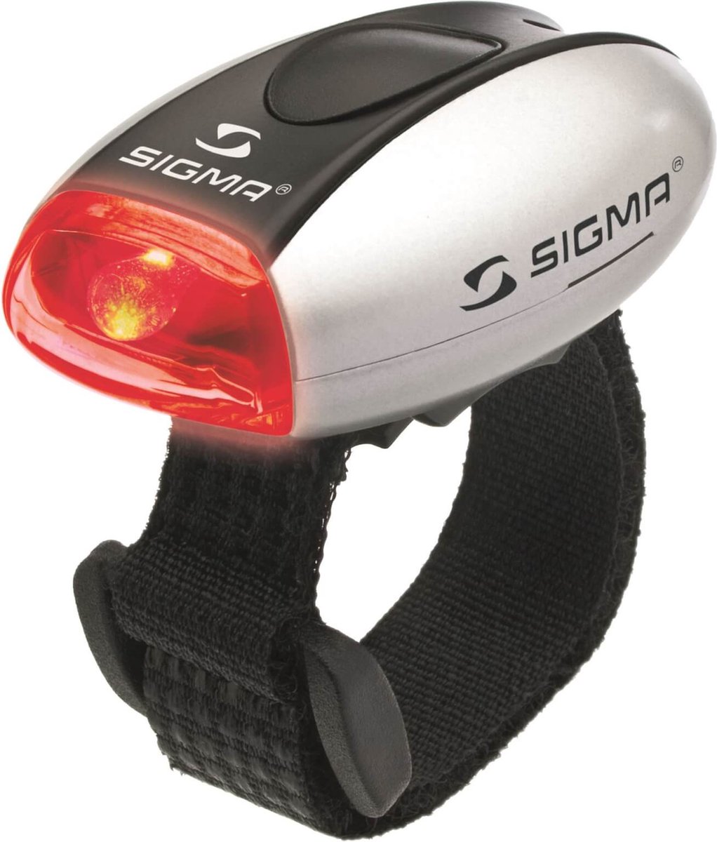 Sigma Micro - Verlichtingsset - LED - Batterij - Grijs/Rood