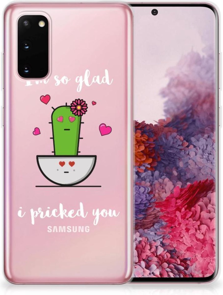 Samsung Galaxy S20 Telefoonhoesje met Naam Cactus Glad