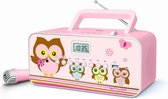 Muse M-29 KP - Draagbare radio - met microfoon - Roze