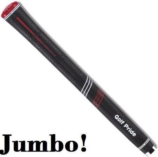 CP2 Pro JUMBO Grip Zwart Rood Wit bol