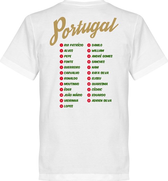 Portugal Campeoes Da Europa 2016 Selectie T-Shirt - L