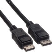 Transmedia DisplayPort kabel - versie 1.2 (4K 60 Hz) / zwart - 5 meter
