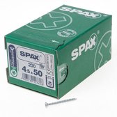 Spax Spaanplaatschroef Verzinkt Torx 4.5 x 50 (200) - 200 stuks