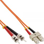 InLine SC - ST Duplex Optical Fiber Patch kabel - Multi Mode OM2 - 3 meter