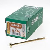 SPAX 251010801605 Houtschroef 8 mm 160 mm Torx, Binnen-T Staal Galvanisch verzinkt 50 stuk(s)