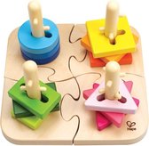 Hape Speelgoed - Vormen en kleuren puzzel - Houten puzzels