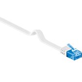 U/UTP CAT6a 10 Gigabit platte netwerkkabel / wit - 7 meter