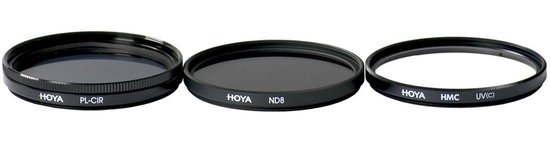 Hoya Digital Filter Kit II 49mm - UV, Polarisatie en NDX8 filter - Hoya