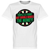 Double Makes The Money Darts T-Shirt - XL