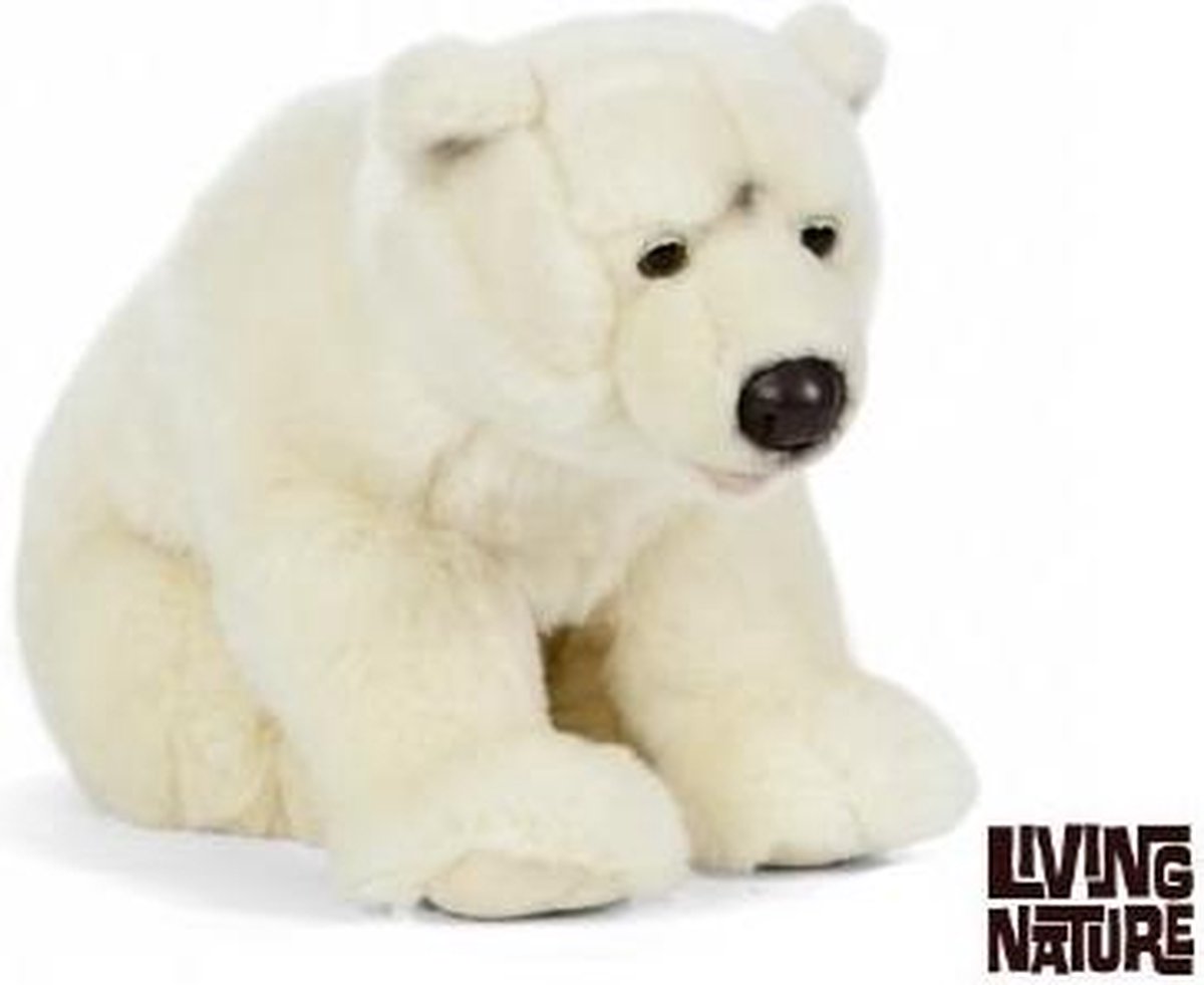 Vlucht achterzijde Stout Pluche ijsbeer wit knuffel 61 cm - Pooldieren knuffeldieren - Speelgoed  voor kind | bol.com