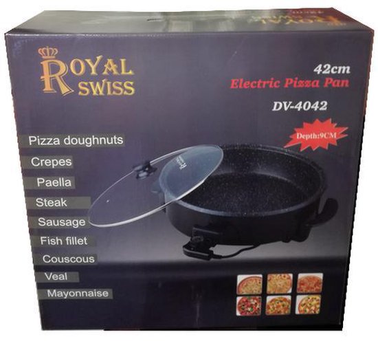 PAELLERA ELECTRICA PIZZA PAN 40CM 1.500W