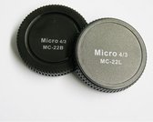 Pixel Lens Rear Cap MC-22B + Body Cap MC-22L voor Micro Four Thirds