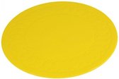 Anti-slip matten rond - 19 cm geel - Able2