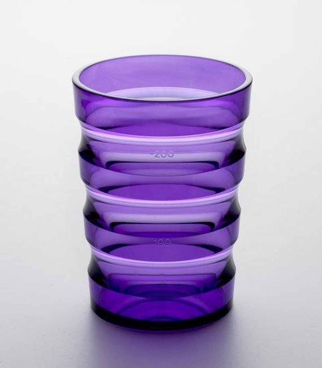 Comforthulpmiddelen Ribbelbeker Sure Grip - violet