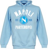 Napoli Established Hooded Sweater - Lichtblauw - XL