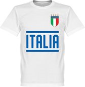 Italië Team T-Shirt - Wit - XXXXL