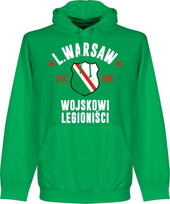 Legia Warschau Established Hooded Sweater - Groen