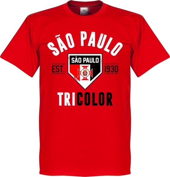 Sao Paulo Established T-Shirt - Rood - XXXL