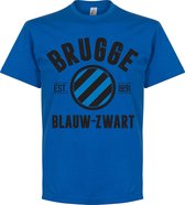 Brugge Established T-Shirt - Blauw - XL