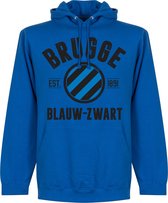Brugge Established Hooded Sweater - Blauw - XXL