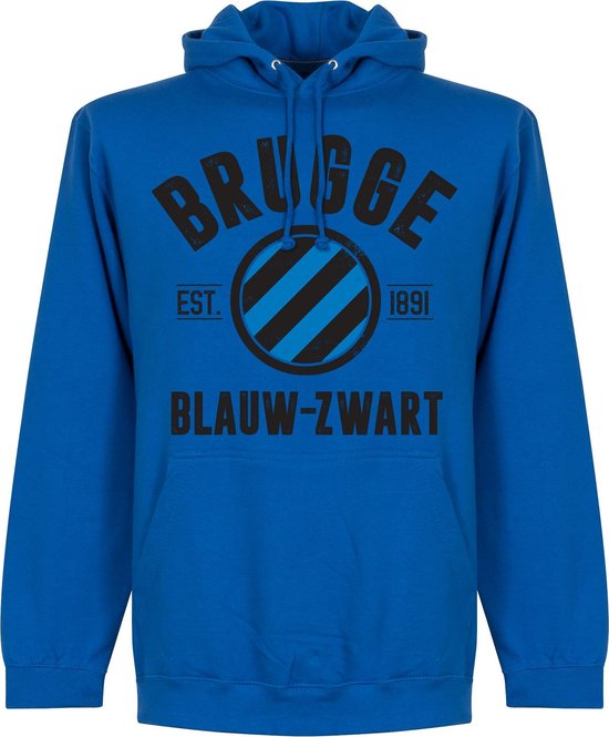 Brugge Established Hooded Sweater - Blauw - XXL