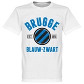 Brugge Established T-Shirt - Wit - 5XL