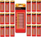 Kodak AAA/LR03 ZINC Super Heavy Duty alkaline 1.5V - 200 Stuks (20 Blisters a 10st)