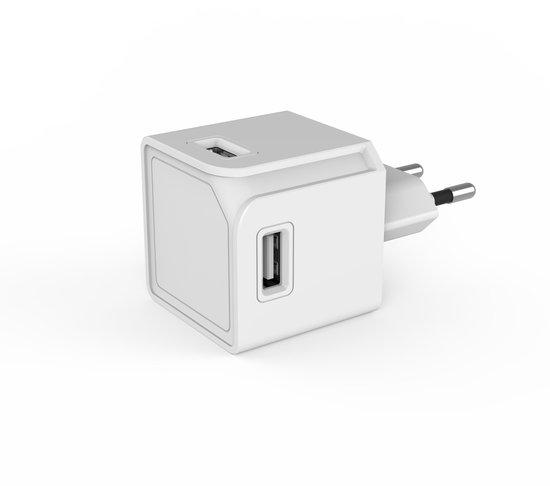 Encommium Machtig filosoof Designnest Original USB Cube - USB adapter - 4 USB A poorten - Wit -  Telefoon oplader... | bol.com
