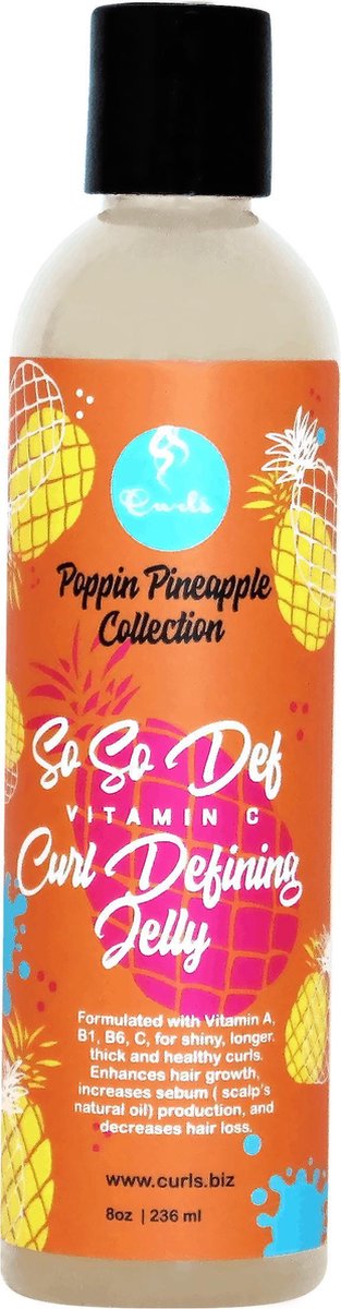 Curls Poppin Pineapple So So Def Vitamin C Curl Defining Jelly