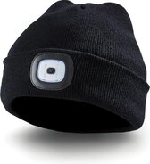 Muts met LED - USB oplaadbaar - 180 lumen