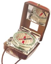 Barigo Spiegel kompas in Lederetui model 16