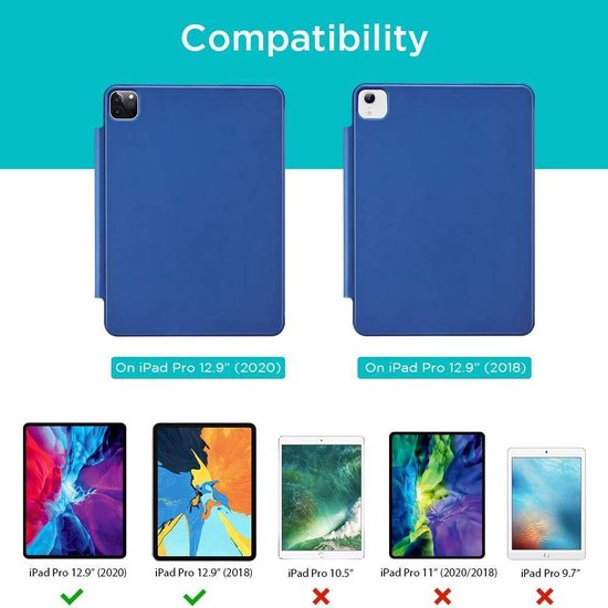 ESR Apple iPad Pro 12.9 2020 Yippee Color Case Navy Blue