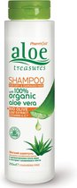 Pharmaid Aloe Treasures Revitaliserende Shampoo met Biologische Aloë Vera en Bio Olive - Hydrateert en Herstelt Droog & Beschadigd Haar - 250ml