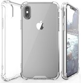 Transparant Hoesje geschikt geschikt voor Apple iPhone Xr TPU anti shock Siliconen Case achterkant hoesje (2,0 mm dik)