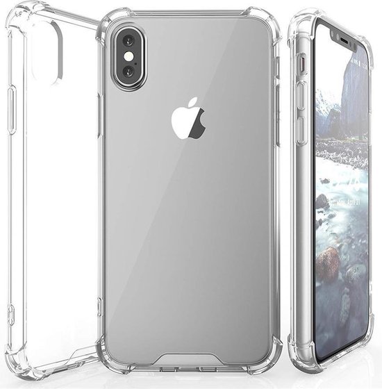 bol.com | Transparant Hoesje voor Apple iPhone Xr TPU anti shock Siliconen  Case achterkant...