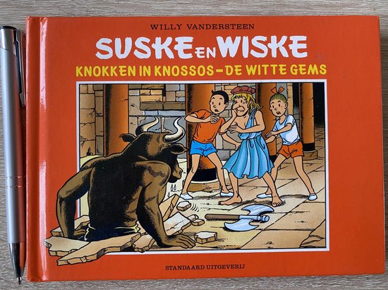 Suske en Wiske hardcover omkeer boek witte Gems/Knokken in Knossos, W