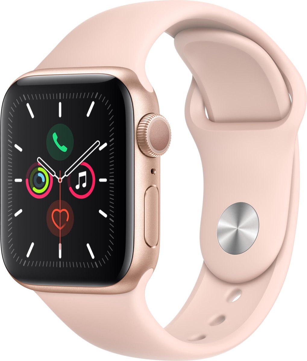 Apple Watch Series 5 - Smartwatch dames - 44 mm - Roze - afbeelding 3