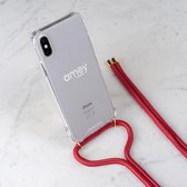 Telefoonketting - amey Amsterdam iPhone koord - Bordeaux Rood - iPhone 11