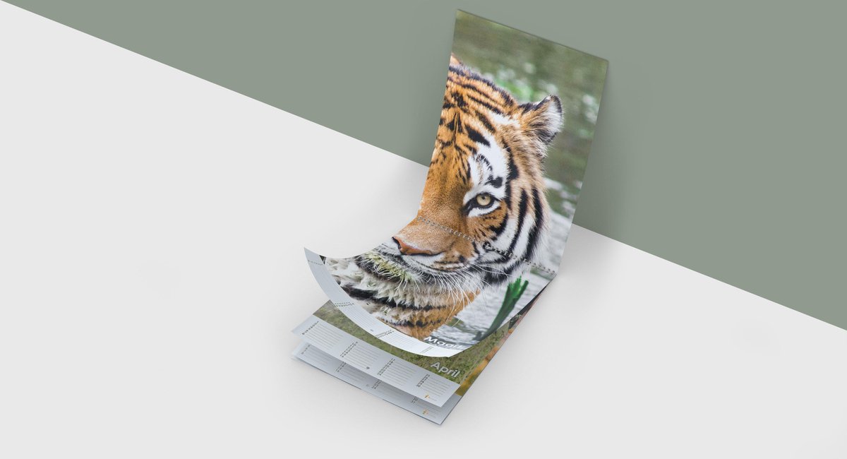 Dierenkalender XL - Verjaardagskalender - De mooiste dierenfoto's op een grote staande kalender!
