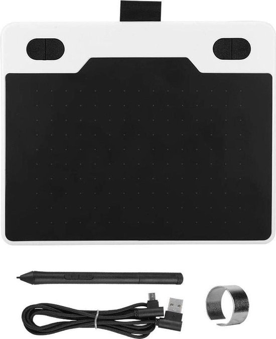 DrPhone M10 Tekentablet – Grafische Design – Micro USB – Ultralicht – Incl. Pen – Wit